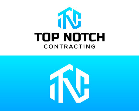 TNC letters monogram bold industrial company logo design.

