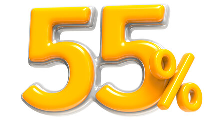 55 Percent 3D Rendering