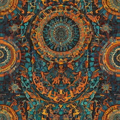 Obraz premium thai art pattern