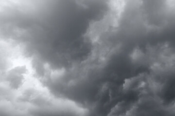 Dark sky before the storm, natural background