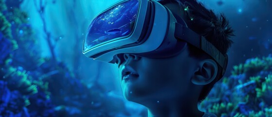 An innovative educational program offers virtual field trips to strange landscapes where students can explore underwater cities and enchanted forests