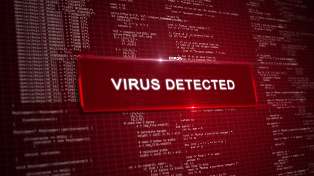 Cyber security hacker interrupt. Big Data technology Hacking attack Progress, Computer Alert Message, System Breach data. Big data encrypted computer code. Safe data. Cyber internet security privacy