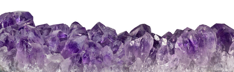 lilac amethyst stripe with dark large crystals