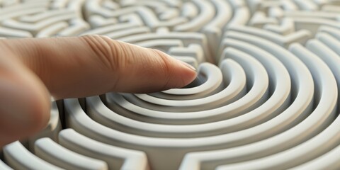 Human Finger Touching Smooth Metallic Surface Biometric Sensor, Secretive, Confidential, Smart Touch, AI-Generated High-Resolution Background