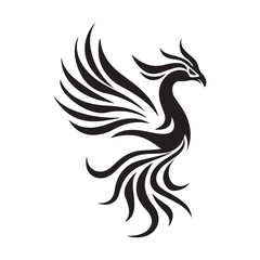 Phoenix Logo Vector. Phoenix Logo Stock Illustrations isolated on white