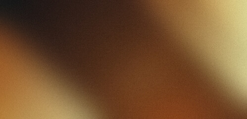 Abstract gradient background fading from dark to light brown with grainy texture