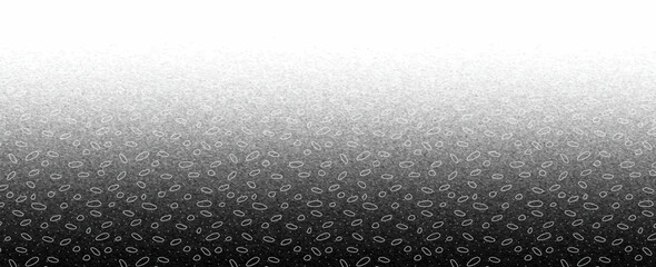 Fototapeta premium panoramic spring landscape with flowering flowers in the meadow. vector