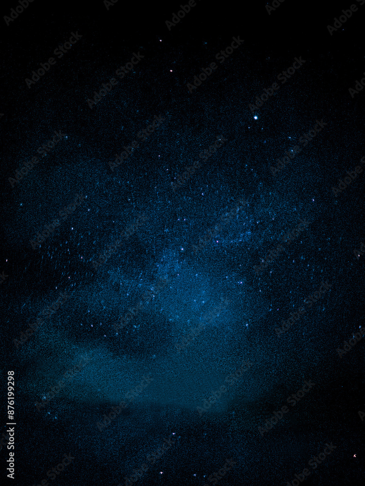 Wall mural photo of stars and constellations in the night sky