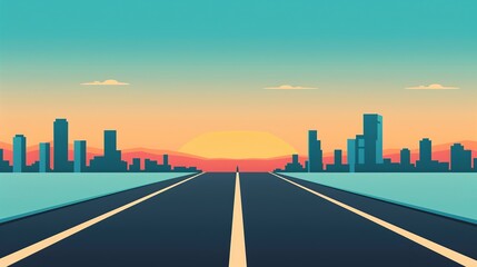 Capture the energy of city living with dynamic cityscape illustrations and bustling street scenes. Clean and Clear Color, Realistic Photo, , Minimalism,