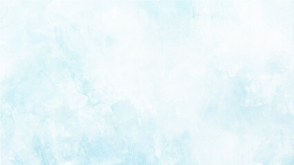 Soft sky blue paint aquarelle hand-painted watercolor background with watercolor stains, creative blue design with blue marble texture background used as cover, card, presentation and decoration. blu