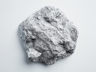 Obraz premium Mineral stone isolated on a white background