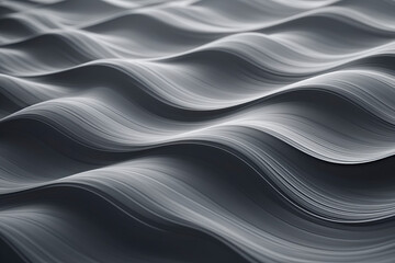 Obraz premium Black wave minimalist style abstract background