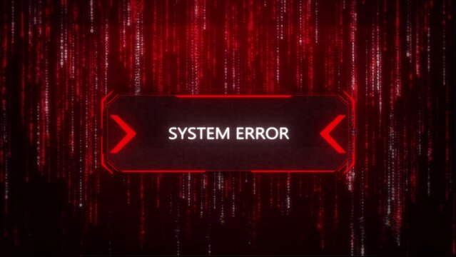 Warning system hacked alert System Error Security ,Hacking Alert. Cyber security System hack security breach computer warning message attack, cyber security, malware, crime. hacking attack.