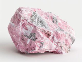 Fototapeta premium Mineral stone isolated on a white background
