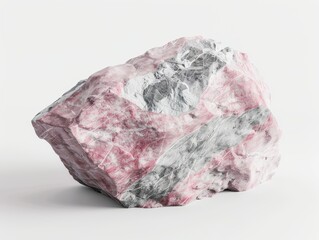 Fototapeta premium Mineral stone isolated on a white background