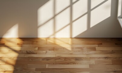 Top view of a wooden countertop, frame of autumn leaves and nuts