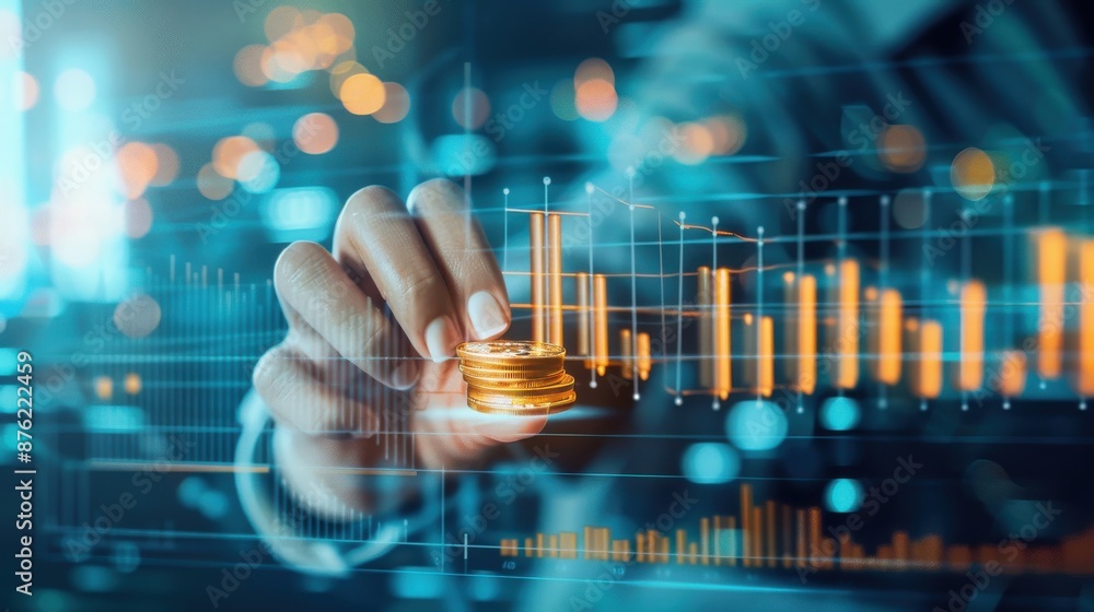 Poster crypto lending with automated interest calculations, transparent and efficient.