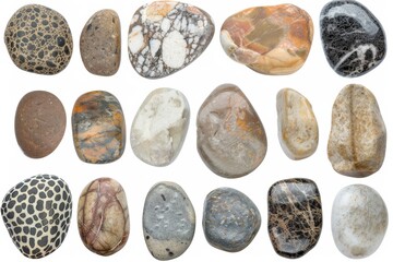 Mineral stone isolated on a white background