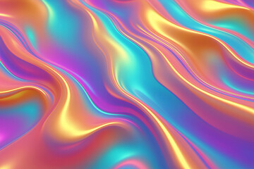 Obraz premium Abstract color liquid background Acidic metal texture background