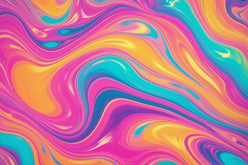 Obraz premium Abstract color liquid background Acidic metal texture background