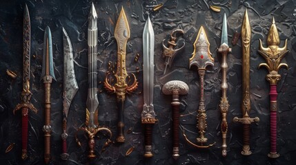 Epic Power Unleashed: The Majestic Array of Divine Weapons from the Mahabharata Saga