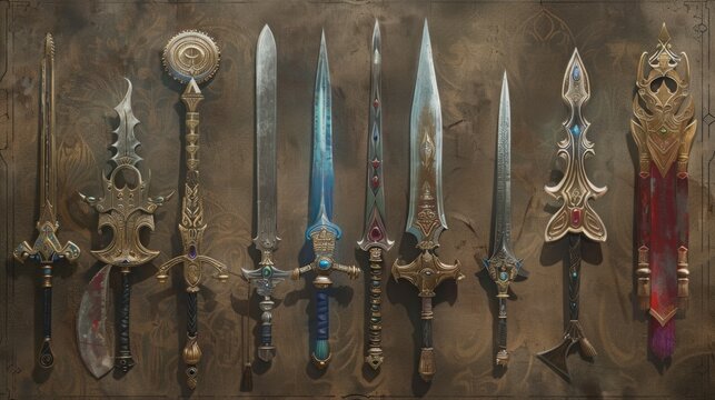 Epic Power Unleashed: The Majestic Array of Divine Weapons from the Mahabharata Saga