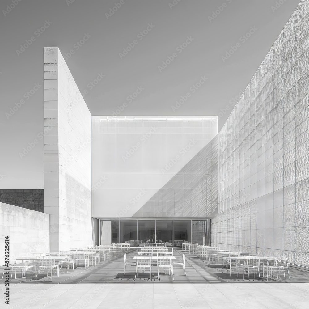 Aufkleber abstract architecture background