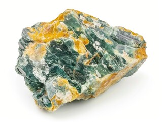 Fototapeta premium Mineral stone isolated on a white background