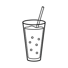 Drinks coloring pages for coloring book