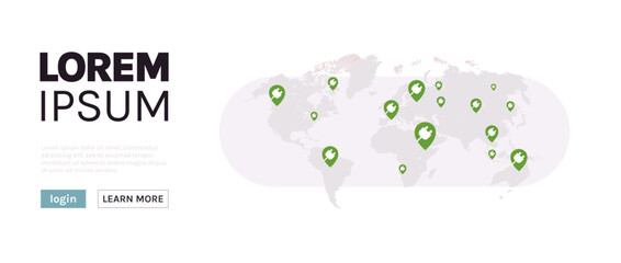 Electric cars charging station pin and zero emission transport concept flat vector illustration.	
