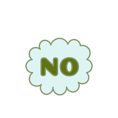  icon no typography sticker paper