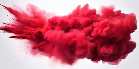 Red Cloud of Powder Explosion