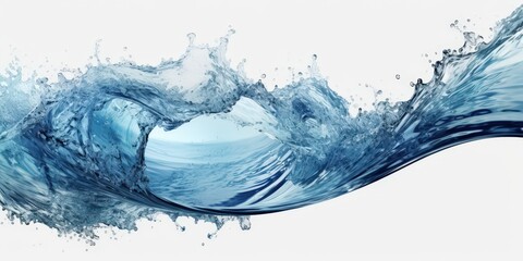 Obraz premium Water Wave Splashing