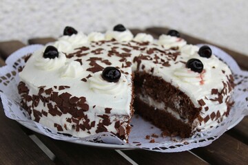 homemade black forest cake