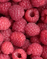 close up of raspberries