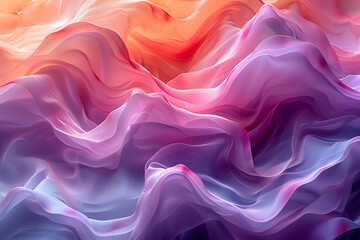 Obraz premium Serenity Unfolds: Soft Pastel Dance