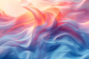 Tranquil Oasis: A Soothing Abstract Art Piece