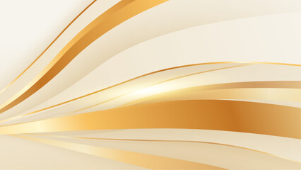 Gradient golden Realistic luxury background