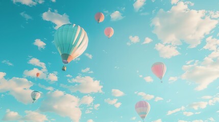 Obraz premium Take me up where the air is rare and the view is grand. Let me soar among the clouds and see the world from a different perspective.