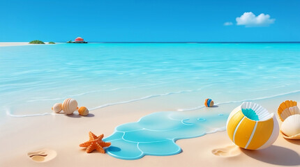 Obraz premium The bright sea