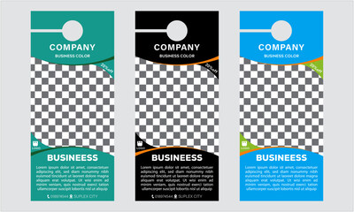 door hanger design template