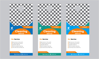door hanger design template