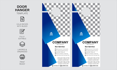 door hanger design template