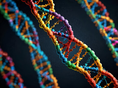 Human-like DNA structure drawn by AI