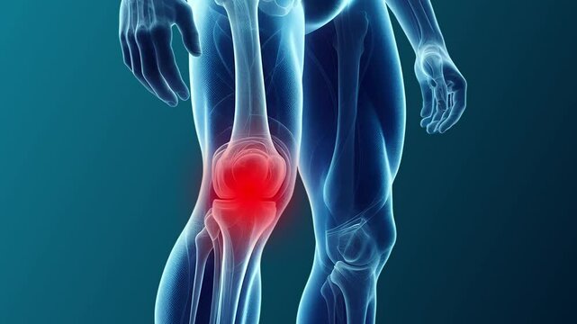 Arthritis Pain in Knees Animation