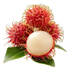 Rambutan isolated on transparent background