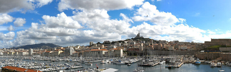 Marseille Altstadt Panorama