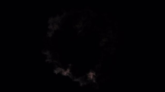 Fiery Shockwave Explosion VFX Overlay with Alpha Channel 4k 06