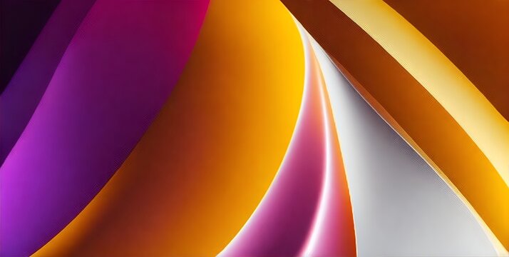 Artistic Representation of Movement with Colorful Gradient Curvature