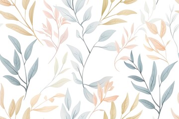 Delicate Watercolor Floral Pattern